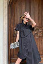 现货，设计款开衫连衣裙MLXL，女装连衣裙，弗气