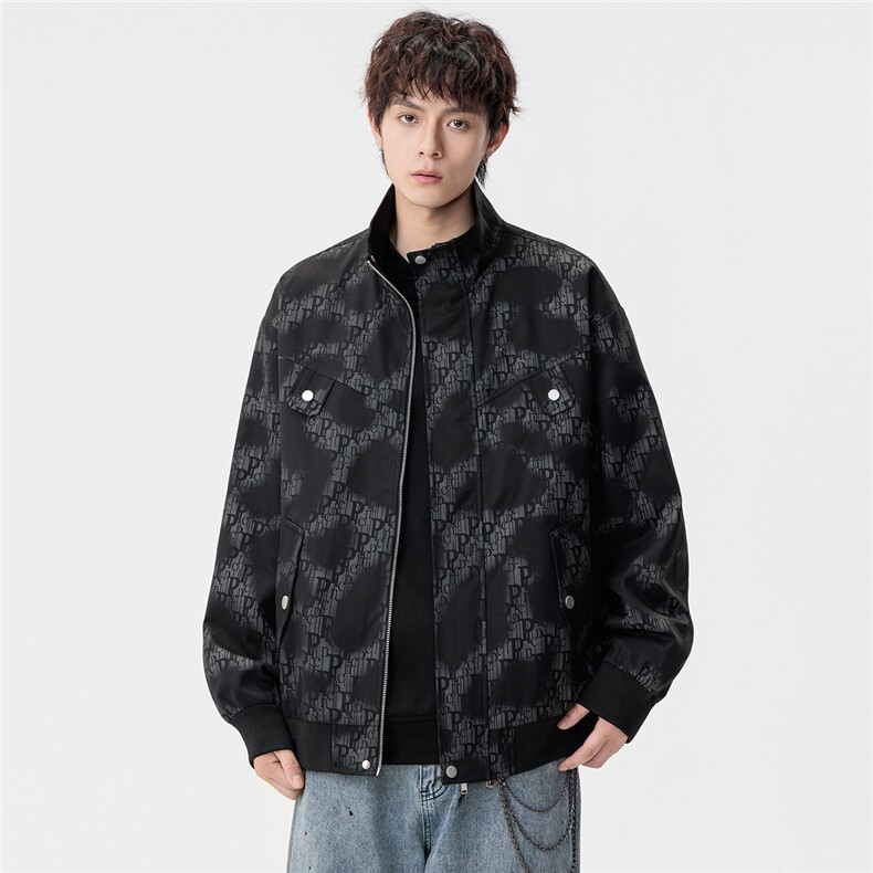 美式大码休闲夹克外套8565-P70控129大码元,男装夹克,星座209