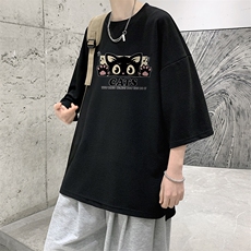 冰丝七分袖t恤男大码五分袖男短袖男中袖Q11389-P30，男装T恤，电商A040
