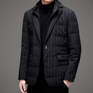 2023冬季新款中青年男士羽绒服90%鸭绒青年保暖外套QS1253-P275图片