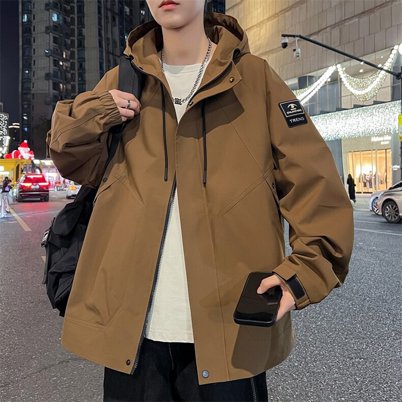 26春季新品男士户外连帽夹克8660-P75大码元,男装夹克,星座209