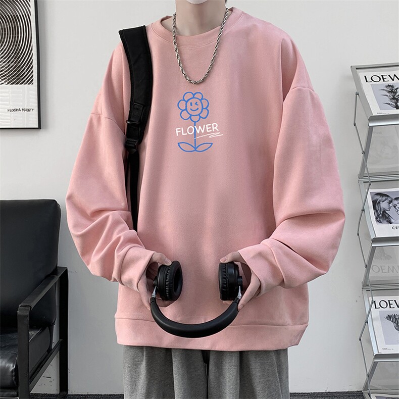 麂皮绒卫衣男大码重磅长袖t恤男JW81274-P35,男装卫衣,电商A040