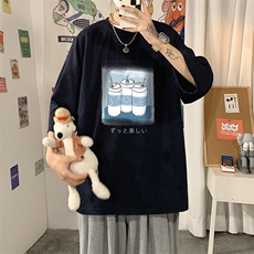 Q11148-P30春夏季七分袖t恤男大码五分袖男短袖中袖，男装T恤，电商A040
