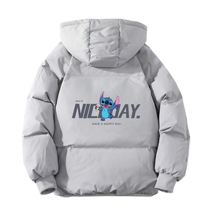 控128加绒面包服男大码羊羔毛衣男MY16173-P100图片
