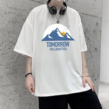 HT73235-P22华夫格t恤男短袖男大码五分袖大皂风，男装T恤，电商A040