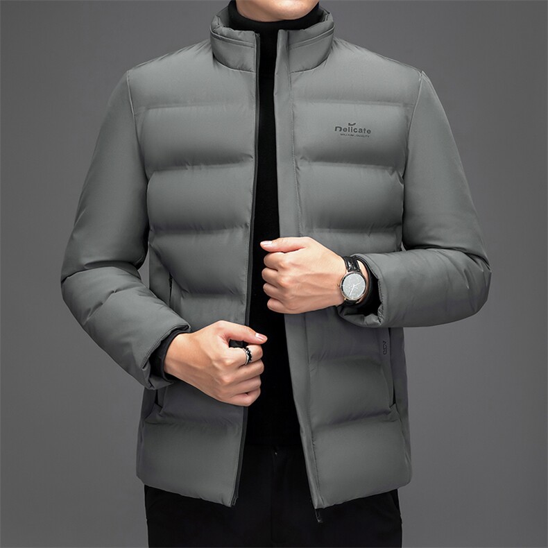 2025新款中年冬季棉服男立领短款羽绒棉衣加厚保暖防风外套上衣潮图片
