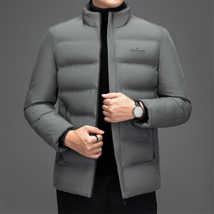 2025新款中年冬季棉服男立领短款羽绒棉衣加厚保暖防风外套上衣潮图片