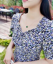 夏季新款碎花连衣裙，女装连衣裙，YO\VLF雅洛菲