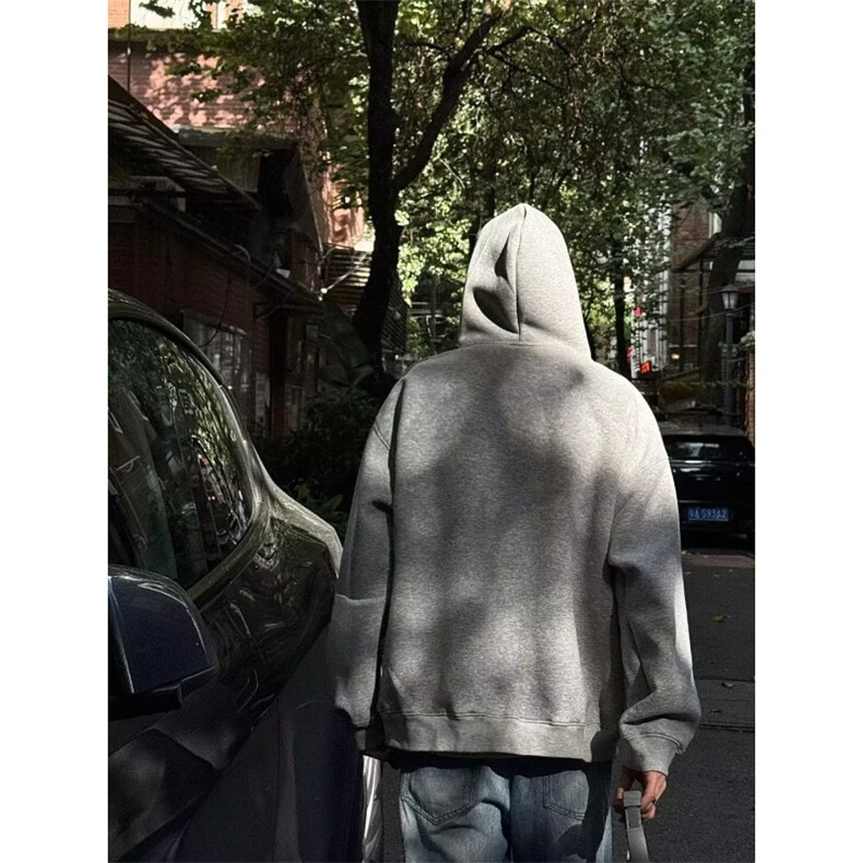 1506-1/WJ2101/P63简约连帽卫衣开衫男女同款潮流帅气百搭,男装卫衣,星座1506-1