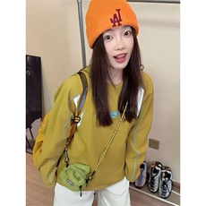 高品山系户外情侣玉米格暖绒拼色抗菌抗静电卫衣男女A1188-P65，男装卫衣，星座1505