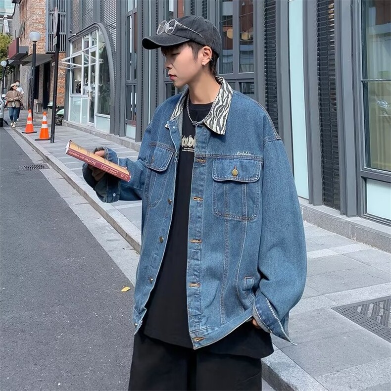 慵懒长袖夹克简约青春流行男文艺潮JK8895P55,男装夹克,星座1116-2