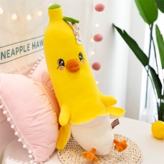 雪乐玩具 香蕉鸭抱枕