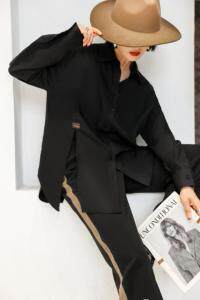 秋季新款开叉带标衬衣，其它，储辰