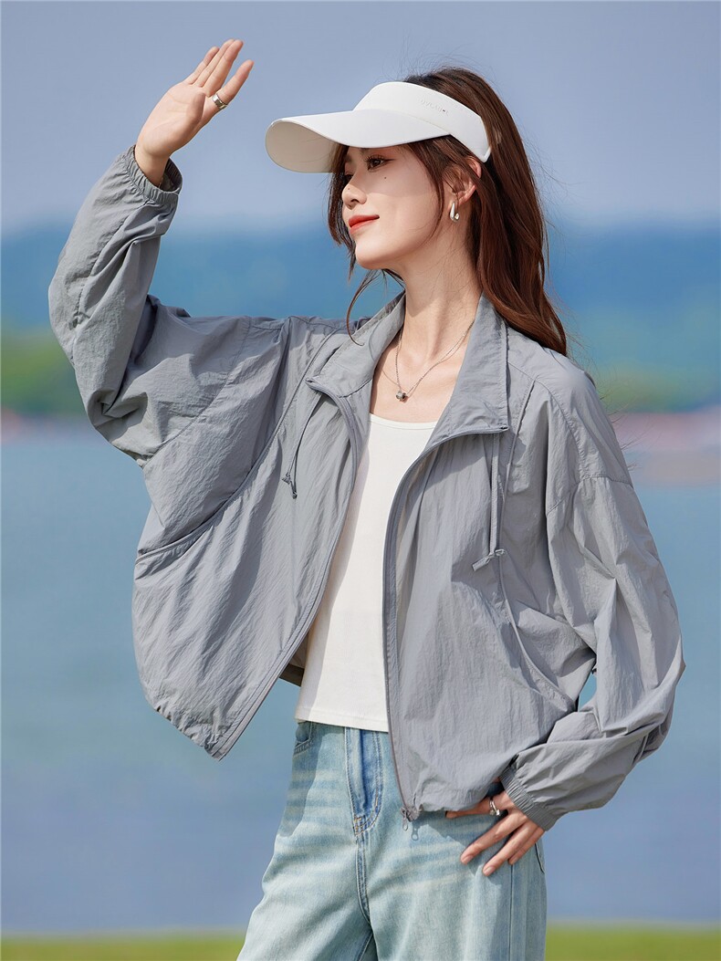 2026夏季新款现货UPF50+防晒衣短外套,女装防晒衣,靓衣阁
