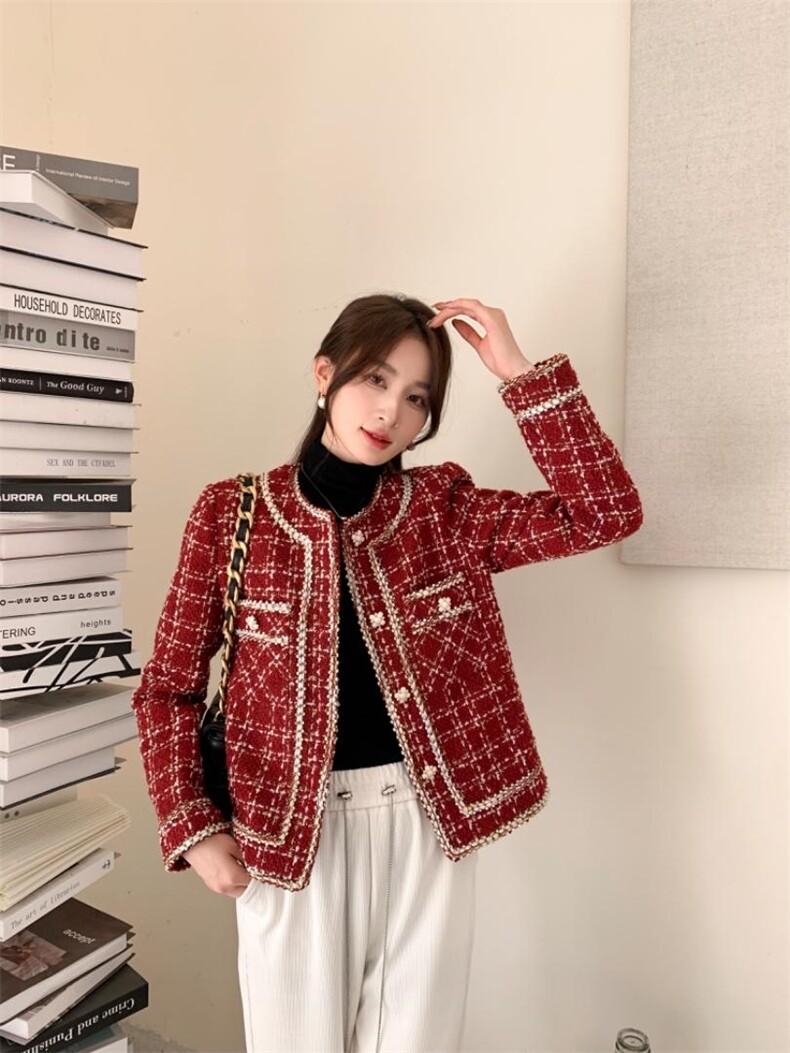 高端定制面料时尚大方优雅时尚外套，其它，荷塘月色