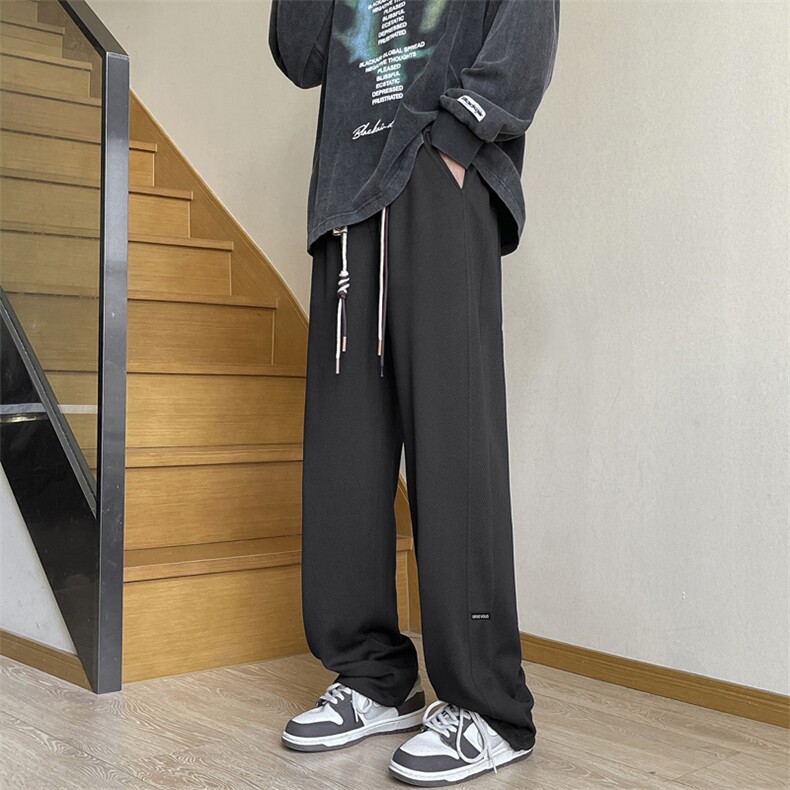 裤子男款加绒卫裤百搭运动裤男生纯色长裤K932特批32加绒42,男装休闲裤,星座718-1