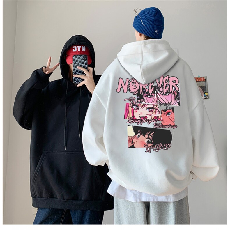 抖音供货、重磅360克现货加绒印花连帽卫衣HD019-1-LMWY44122-P40,男装卫衣,电商019-1