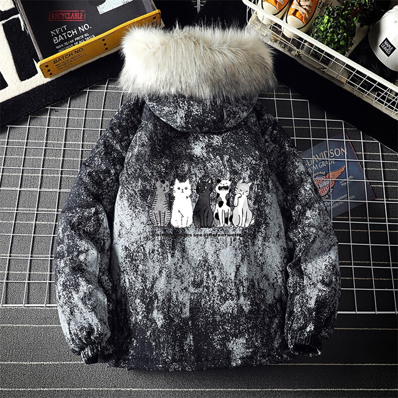 MC49100-P135日系潮衣男大码派克服男工装服外套袄,男装棉衣,电商A040A