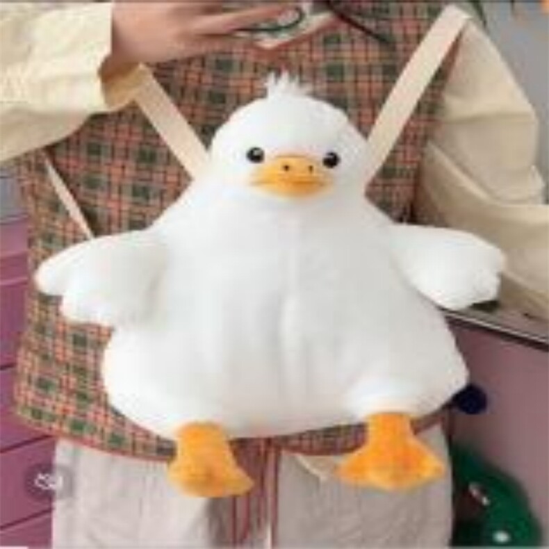 双肩背包大鸭子包包，诚责毛绒玩具厂