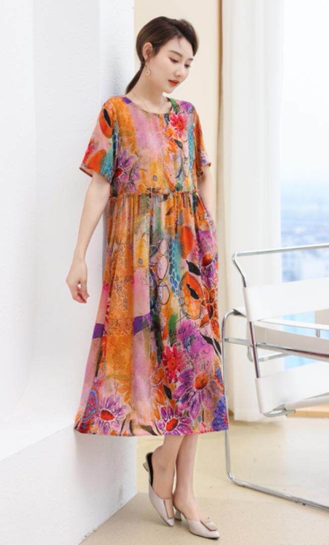 2022夏季新款连衣裙，女装连衣裙，韩琦薇
