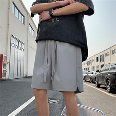 港风纳米皱运动休闲裤美式高街五分裤宽松直通短裤DK200P34，男装休闲裤，星座1204-3