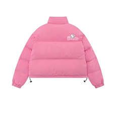 白底23新款冬季时尚百搭宽松字母印花棉服外套MY65002P85控118，男装棉衣，电商A268-1