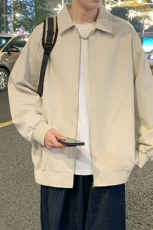 2026春季新款水洗棉夹克男青少年学生潮流外套GS6768-P75，男装夹克，星座1206（原A206）