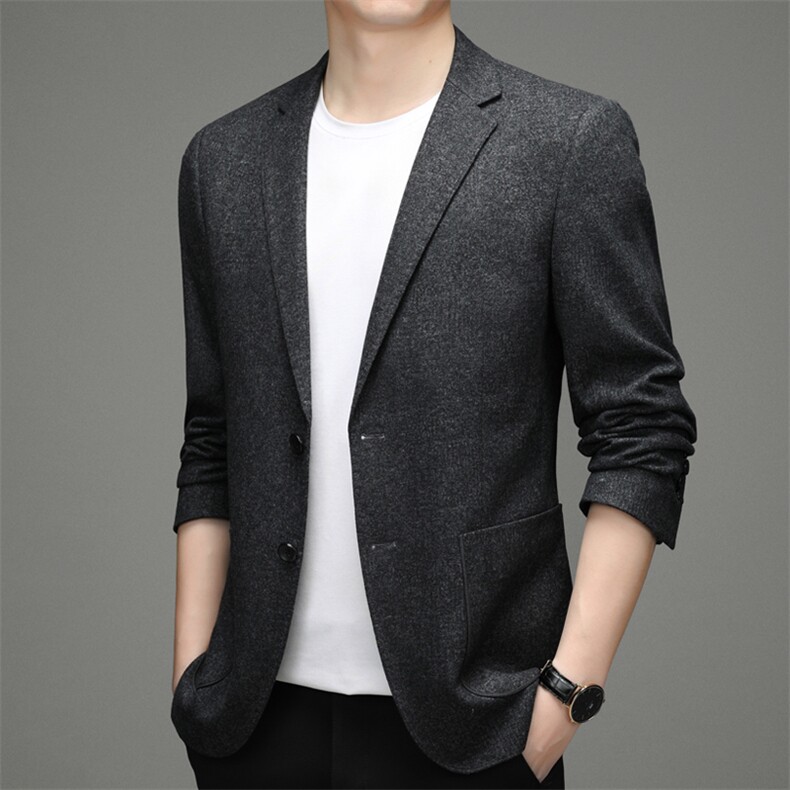 DJ3311钱塘2020-3中年男士秋冬季新款商务休闲西服外套P142,男装西服,钱塘207-3