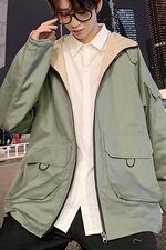 港风秋季两面穿夹克男韩版时尚简约连帽外套A090-JK72P115限138，男装夹克，电商A089-1