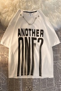 2022夏季时尚休闲宽松圆领字母印花男士T恤MT3530-P48图片