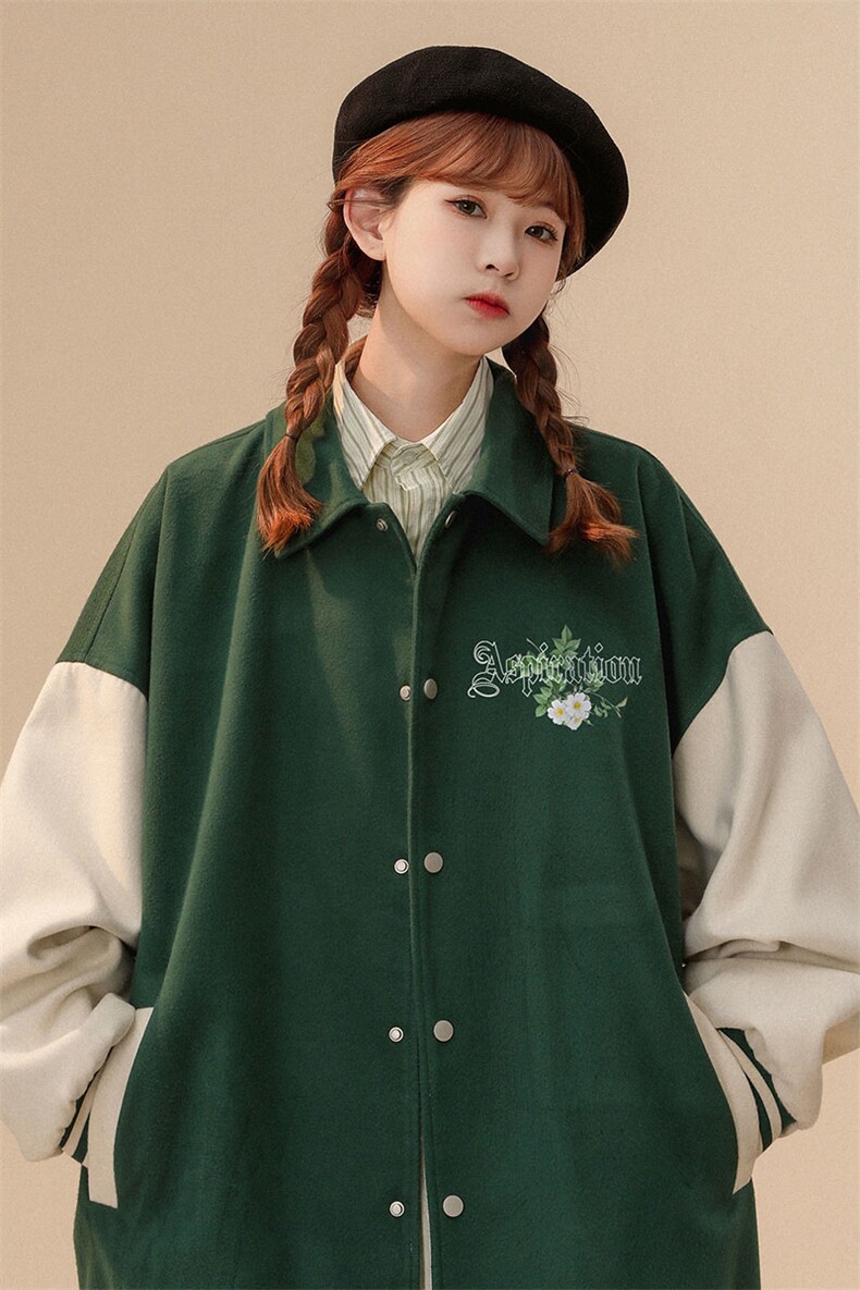 中性风22秋季西海岸hiphop潮流翻领棒球服夹克外套G605P85控108,男装夹克,A247A