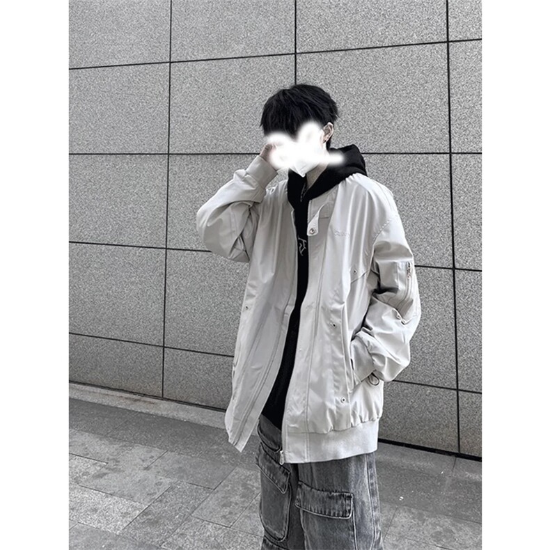 网图有货美式复古棒球服外套飞行员夹克男J30-P58,男装夹克,星座1505