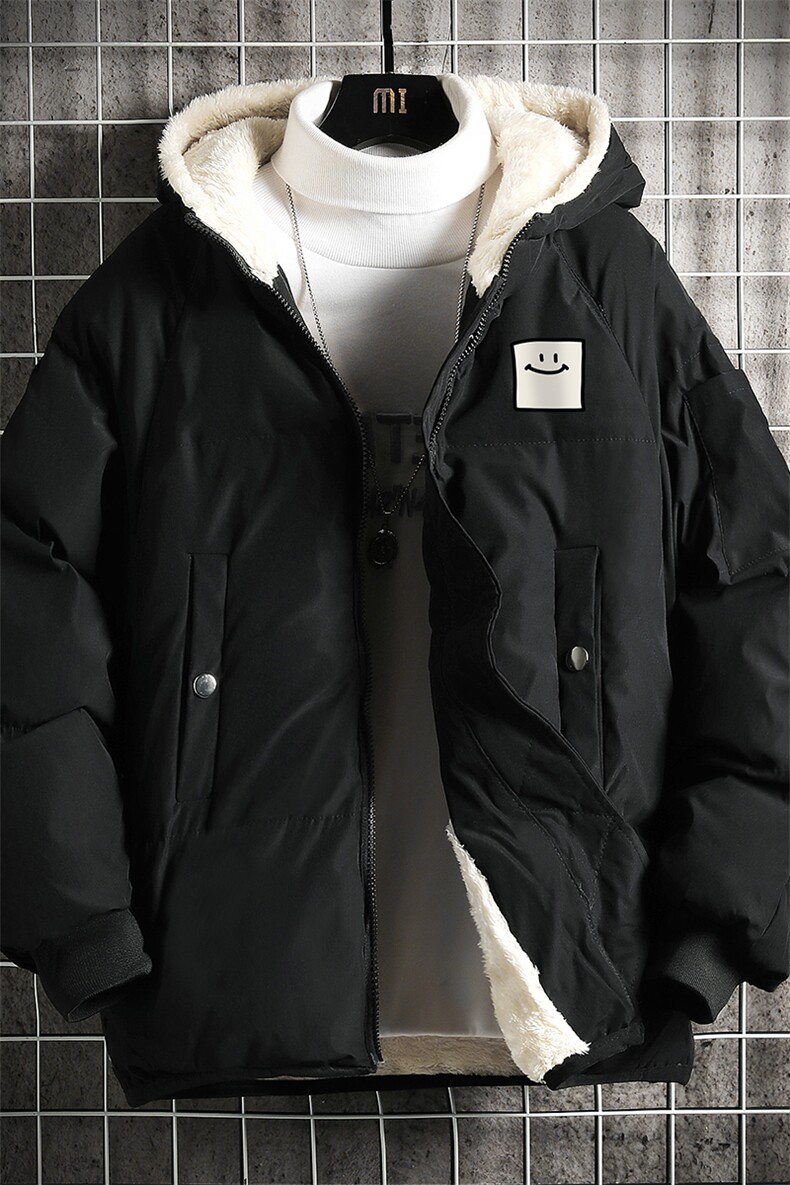 控128加绒面包服男大码羊羔毛棉衣男MY16316-P100,男装棉衣,电商A040A