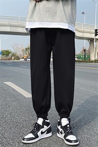 加绒2023秋冬卫裤高弹健康布聚酯纤维 WK602-1-p22加绒特批30图片