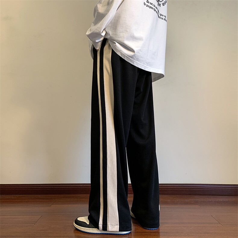 KP728P40港风休闲裤男宽松直筒拖地裤卫裤,男装休闲裤,星座1204-3