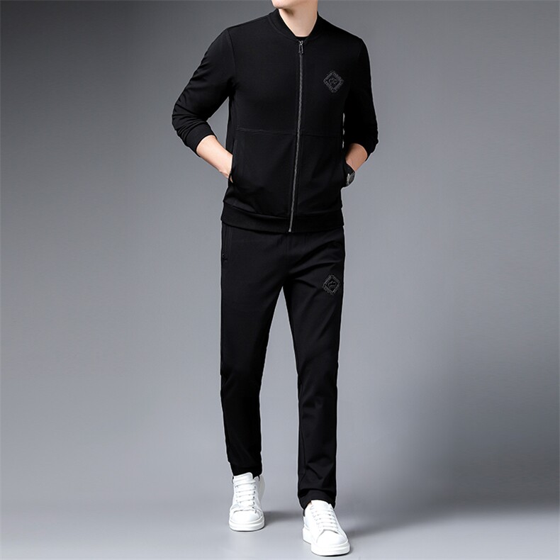 SA9618-3钱塘2020-2中青年男士冬季都快时尚休闲卫衣套装P243,男装休闲套装,钱塘207-2