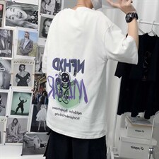 男圆领纯棉T恤宽松短袖T07P30，男装T恤，星座1116-2