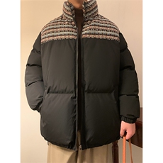 秋冬棉衣加厚夹克加绒外套厚棉袄拼色棉袄厚1016-1W106P128K158，男装夹克，星座1016-1（原电商B408-1）