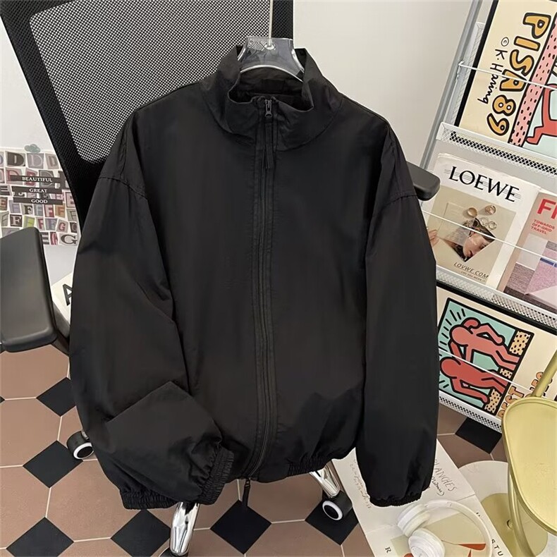 复古飞行员夹克男潮牌街头宽松百搭休闲情侣棒球服2166P60,男装夹克,星座410-2