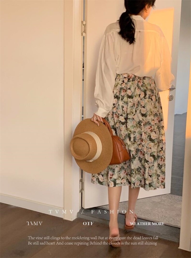 夏季新款碎花半裙，女装半身裙，TVMV(3F)