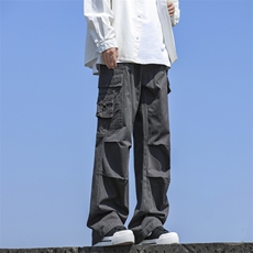 2024秋季新款工装裤多口袋设计感痞帅休闲长裤宽松现货K8117-P52，男装工装外套，星座512-3