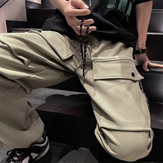 23百搭新款春夏季薄款冰丝运动长裤休闲裤MK261-P40，男装休闲裤，星座1109-3