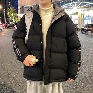 港风冬季新款连帽棉服中性情侣风潮牌百搭外套333-P85图片