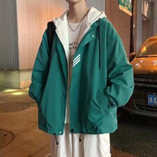 男春季新款假两件卫衣W1081P60图片