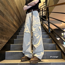 XZ616秋季重磅工装缉明线解构打褶休闲长裤T37101P75控108，男装工装外套，星座512A（原616）