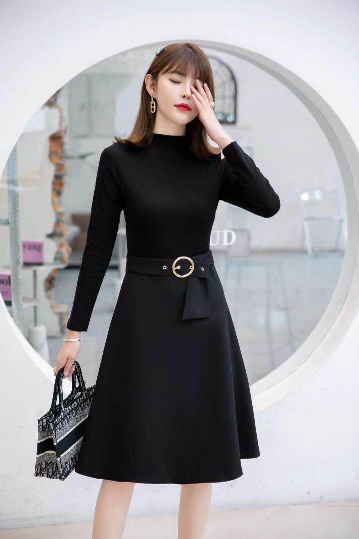 [现货]秋季既可单穿又可打底的连衣裙，女装连衣裙，德尔菲娜