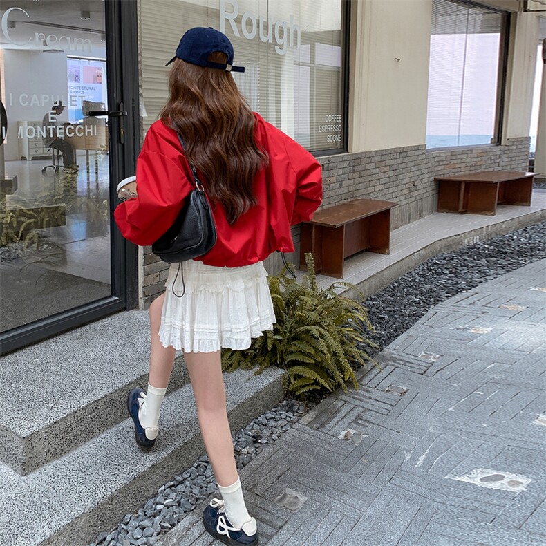现货-双面穿红蓝外套休闲时尚203-9506-P155-K218,女装短外套,浪娴服饰