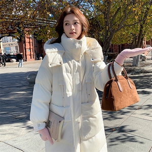 冬季新款长款收腰羽绒服显瘦保暖外套图片