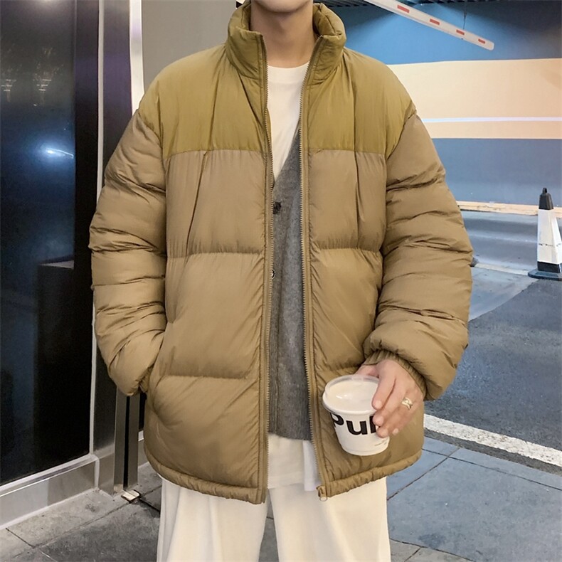 加厚羽绒棉服男宽松百搭潮流保暖冲锋衣外套M0787-P95,男装棉衣,星座308B-1