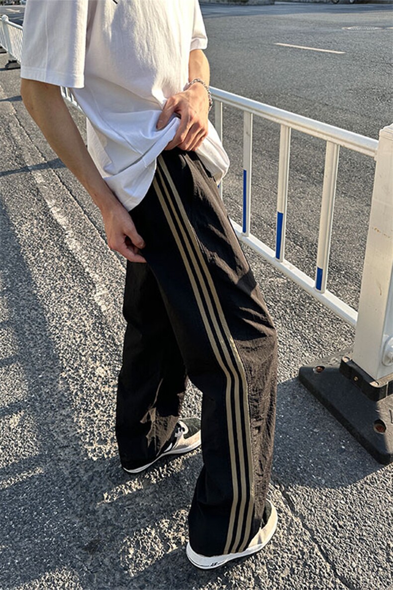 大量现货美式伞兵裤男2025新款夏季垂感休闲速干裤DY5036-特P35,男装休闲裤,电商A178